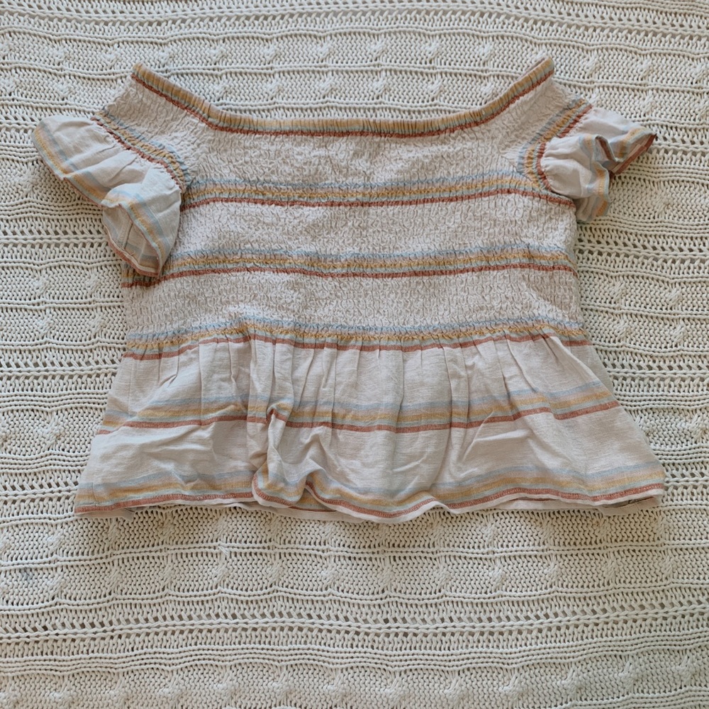 American Eagle off the shoulder top